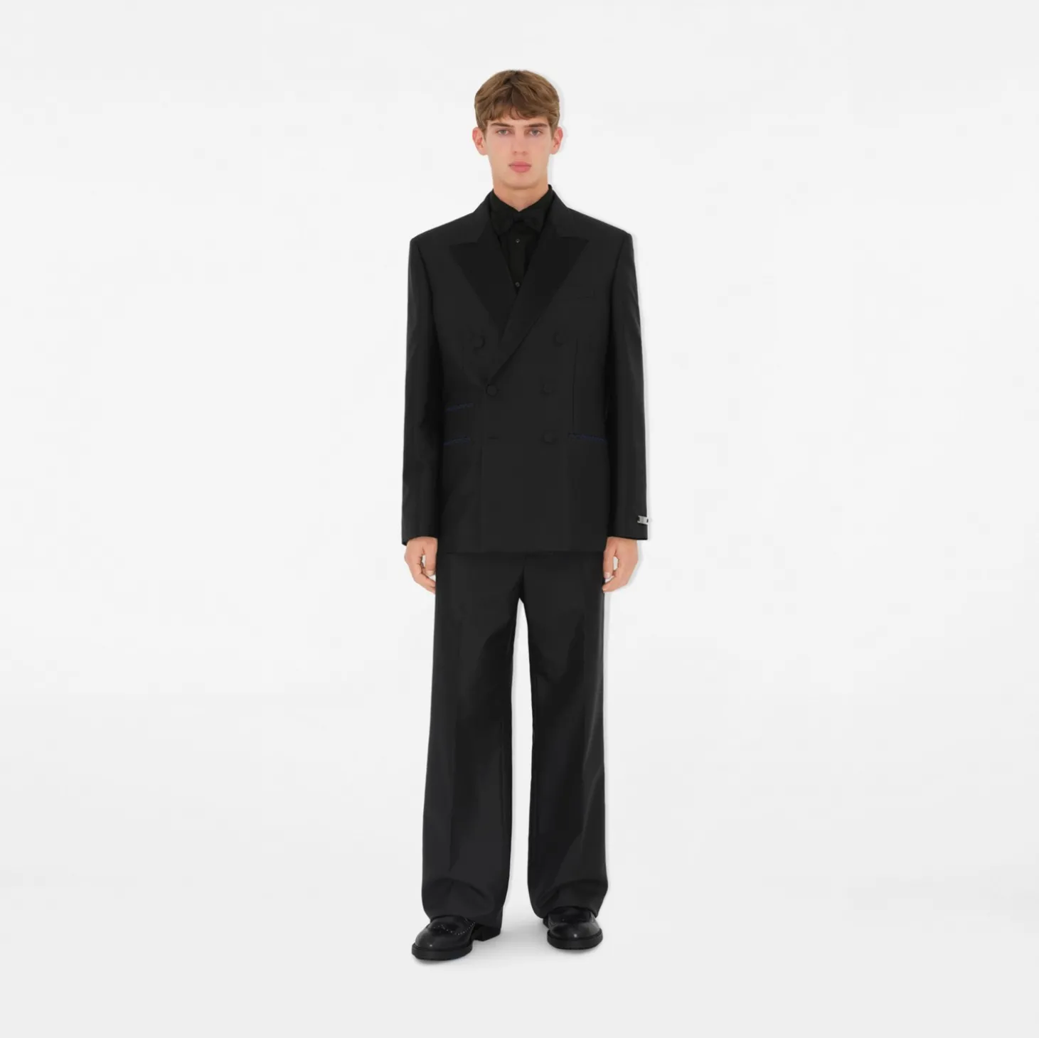 Slim Fit Cotton Silk Tuxedo Shirt