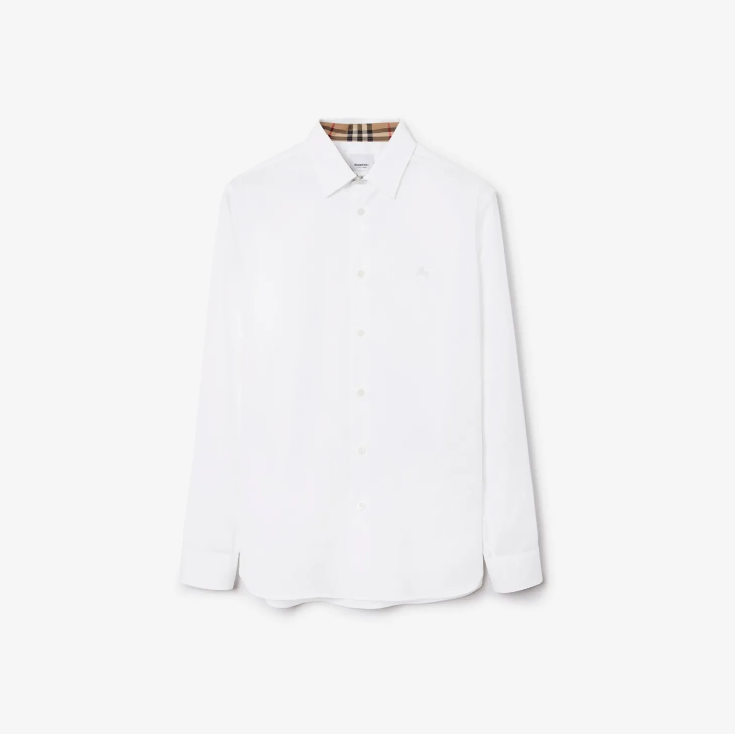 Slim Fit Stretch Cotton Shirt