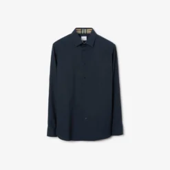 Slim Fit Stretch Cotton Shirt