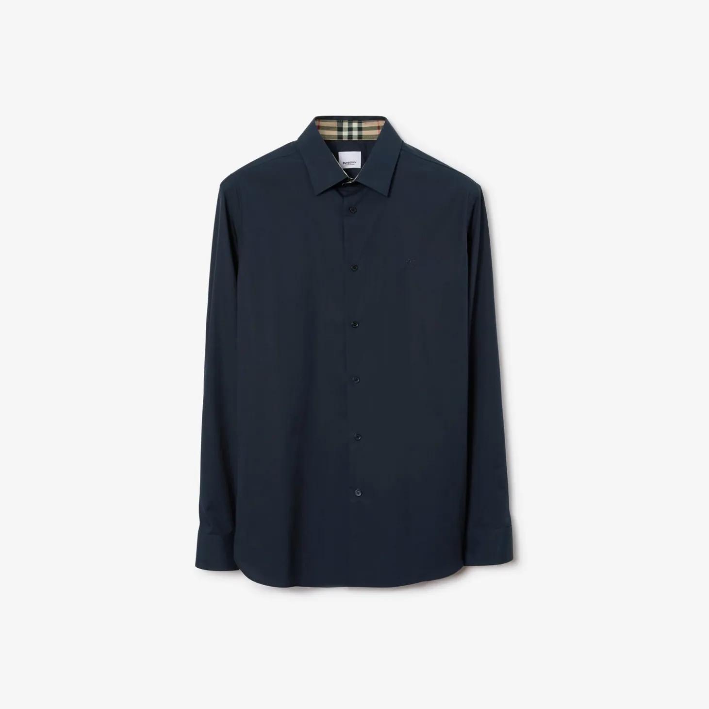 Slim Fit Stretch Cotton Shirt