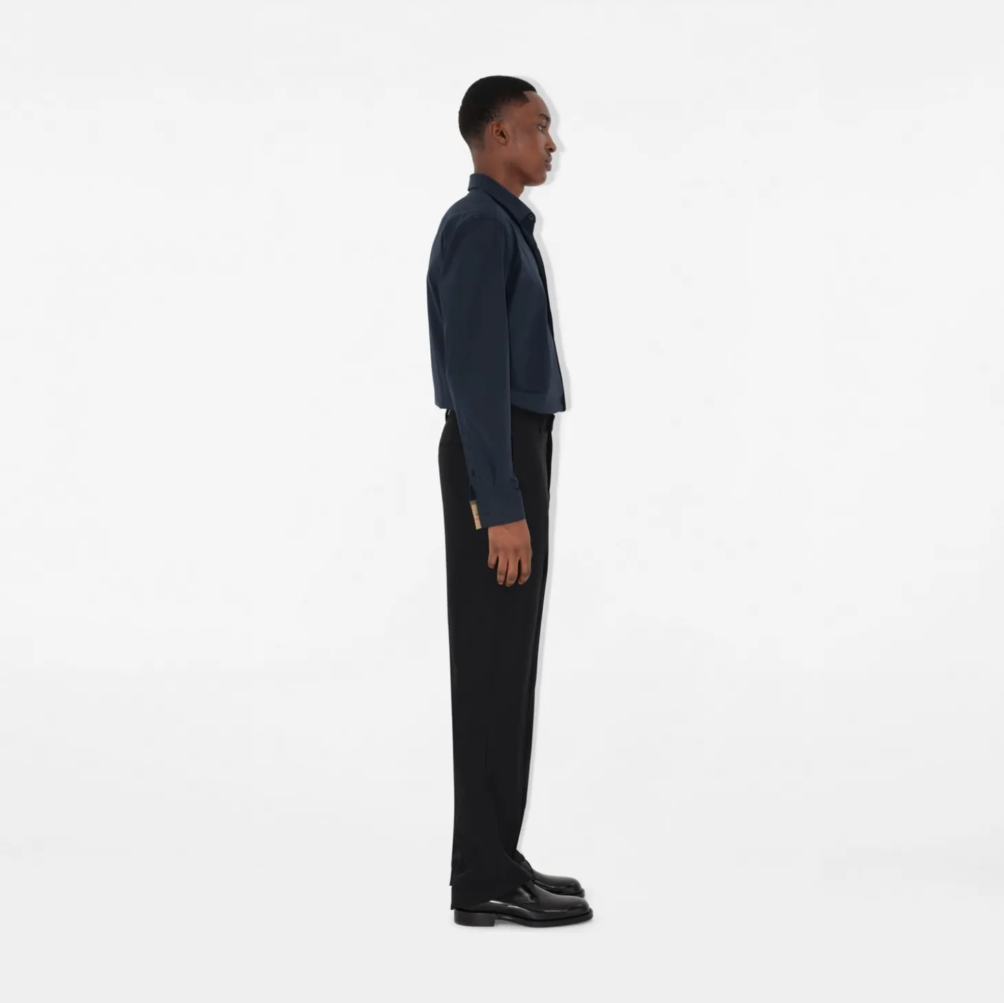 Slim Fit Stretch Cotton Shirt