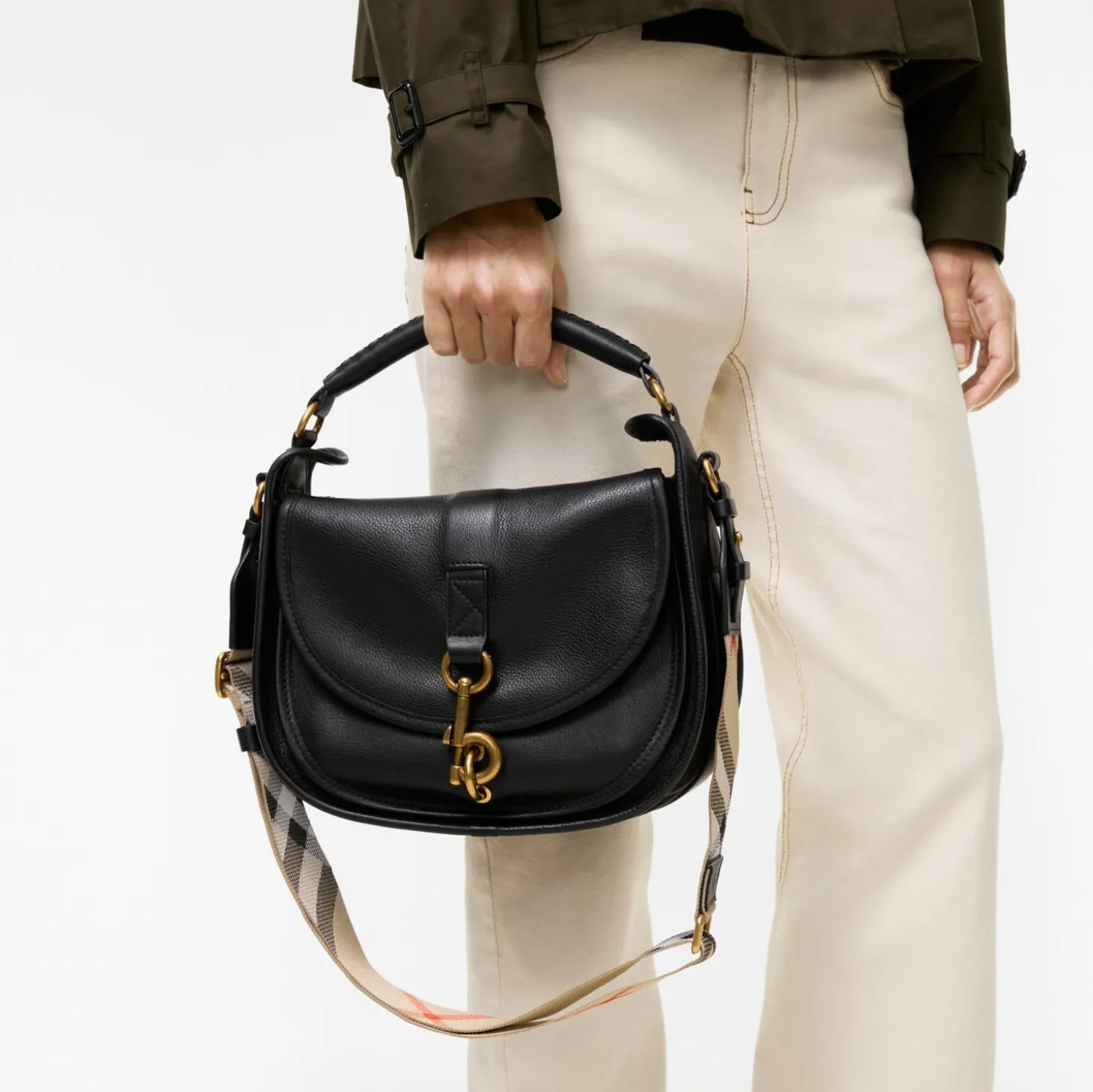 Small B Clip Messenger Bag