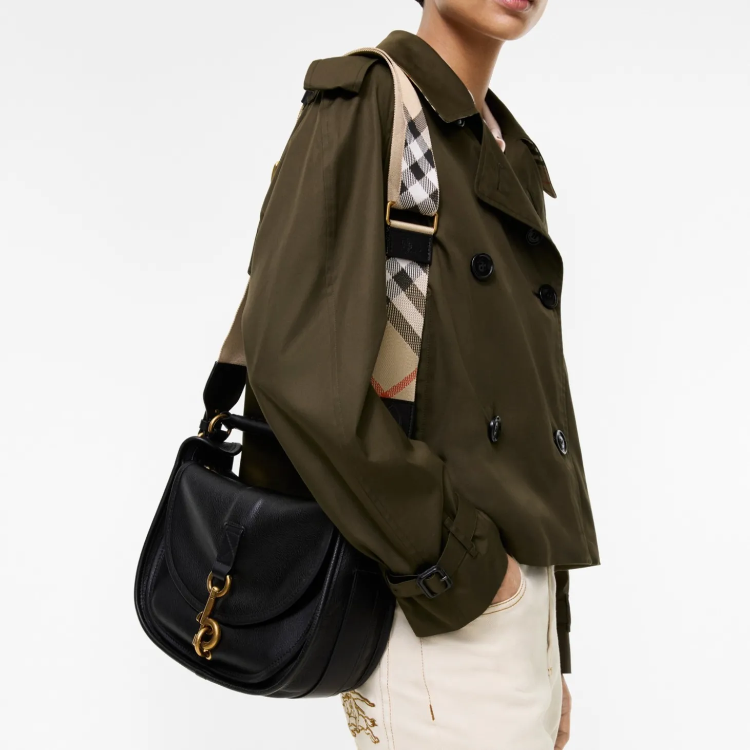 Small B Clip Messenger Bag