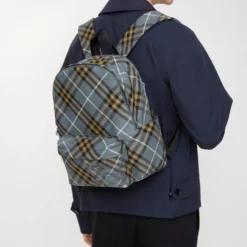 Small Check Backpack