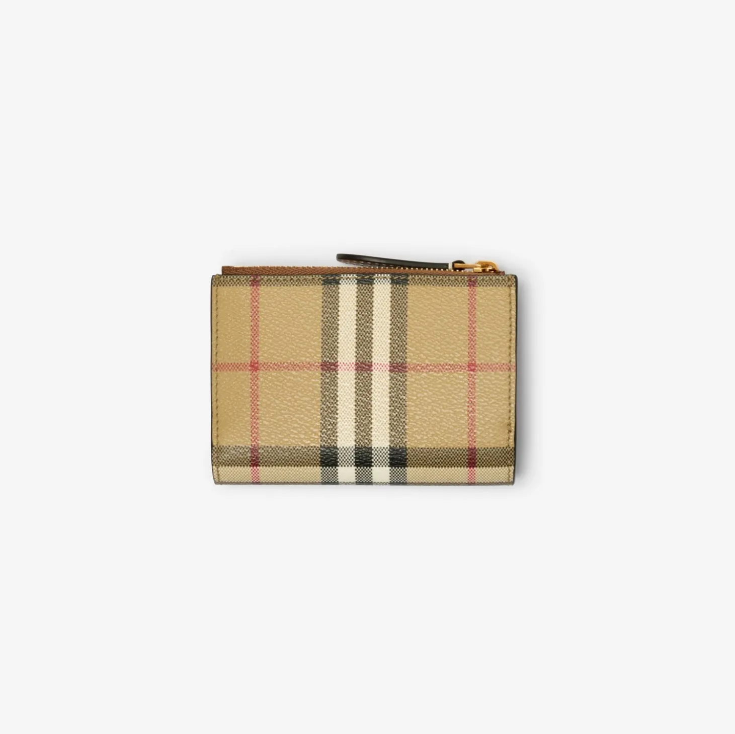 Small Check Bifold Wallet