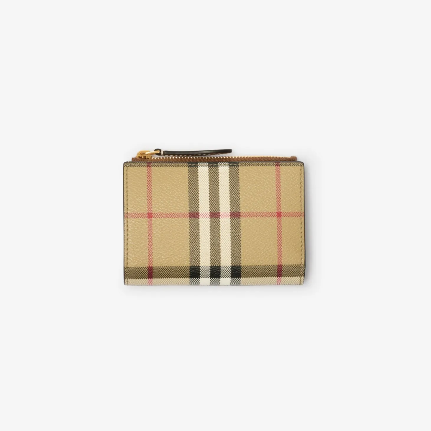Small Check Bifold Wallet
