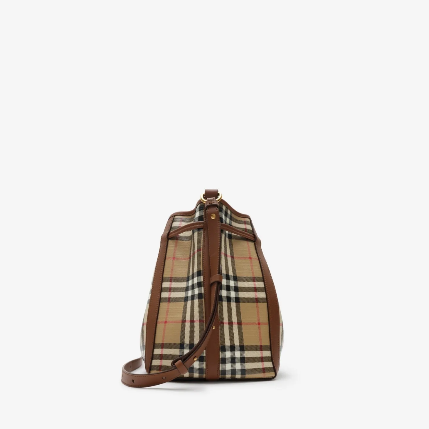 Small Check Bucket Bag