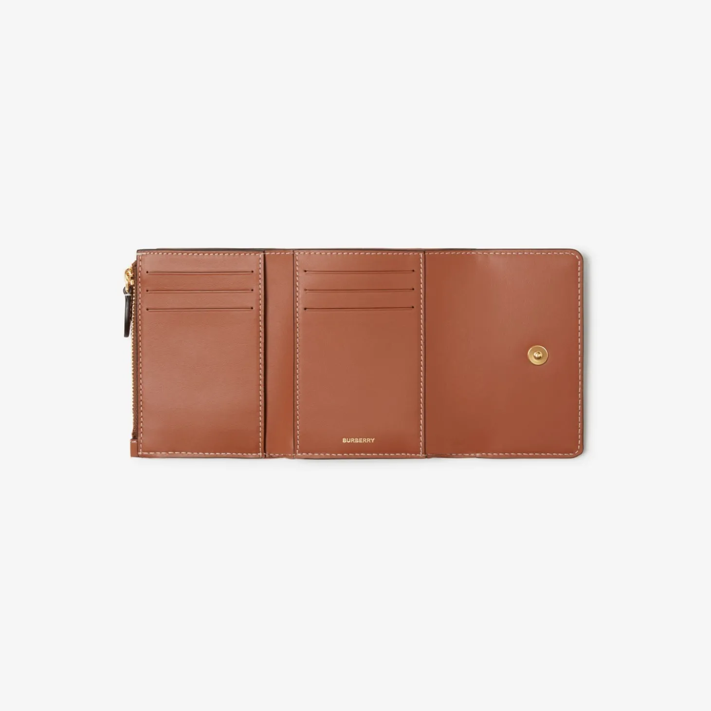 Small Check Folding Wallet