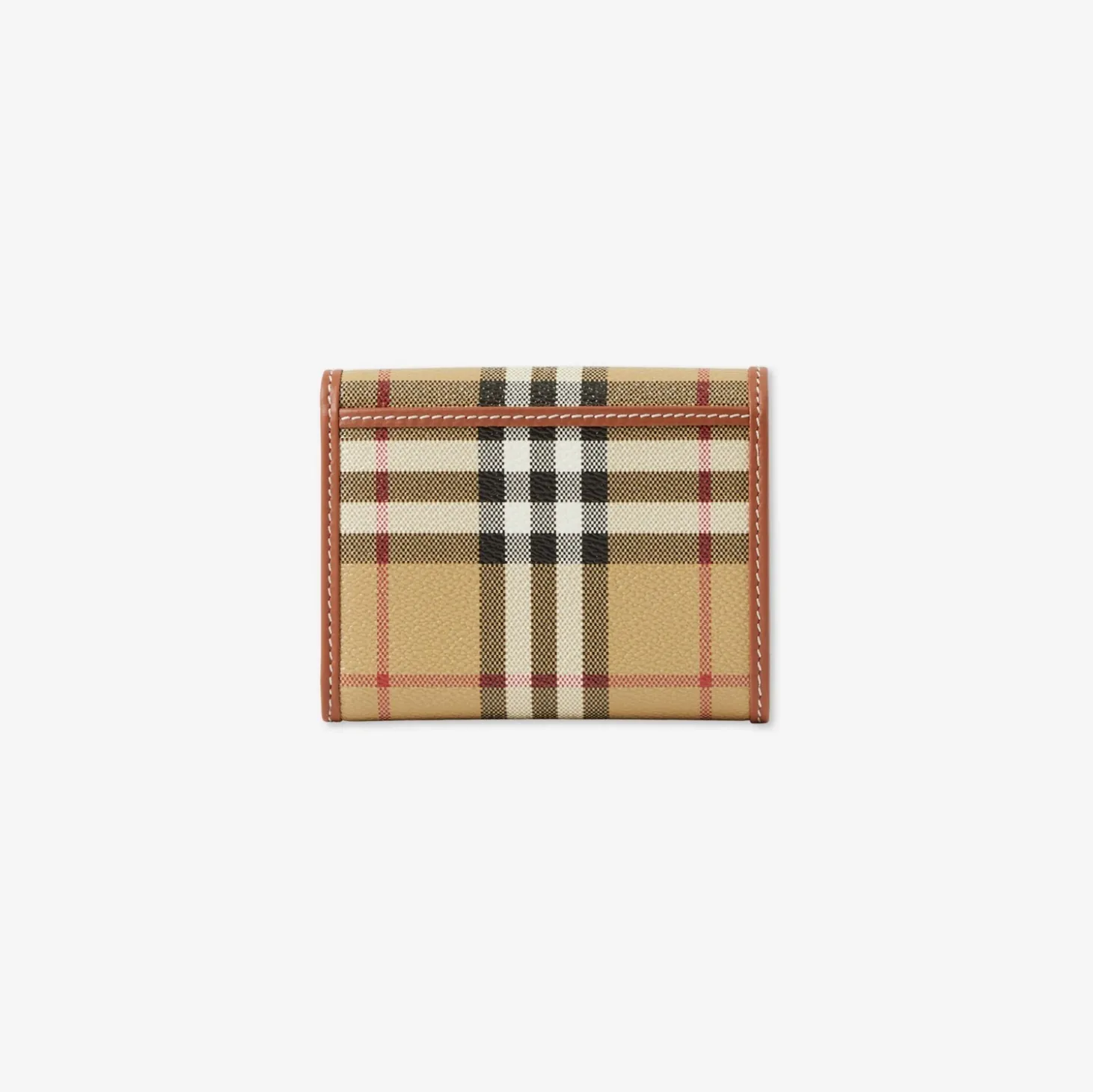 Small Check Folding Wallet