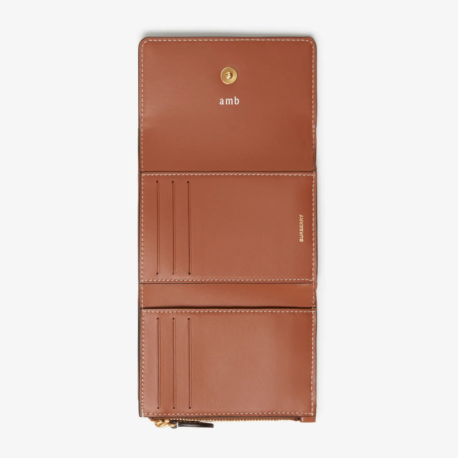 Small Check Folding Wallet
