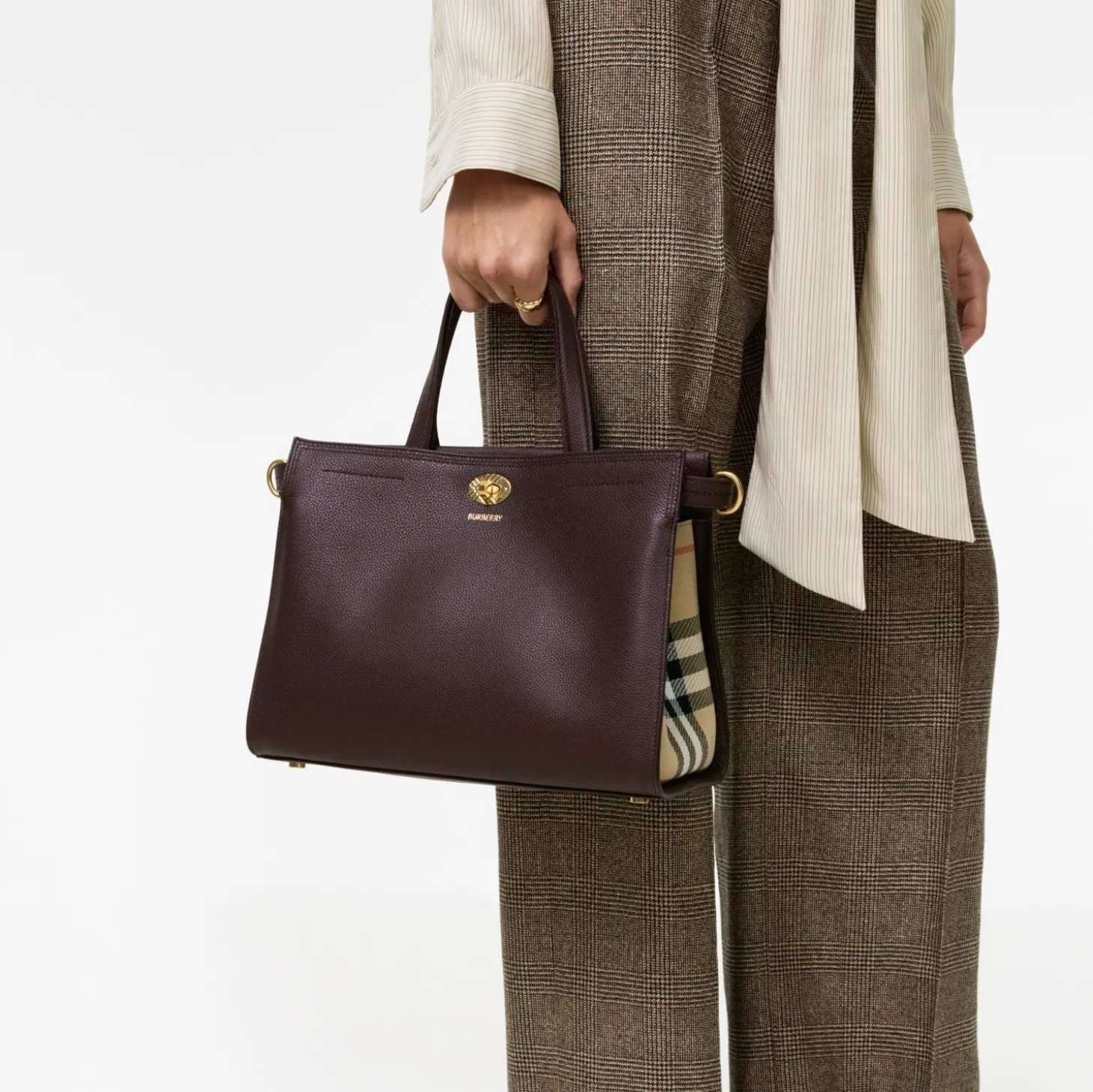 Small Cotswolds Check Tote
