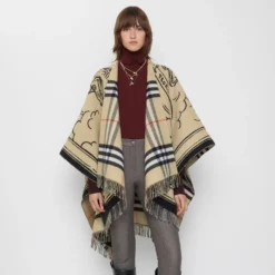 Stormy Knight Wool Cape