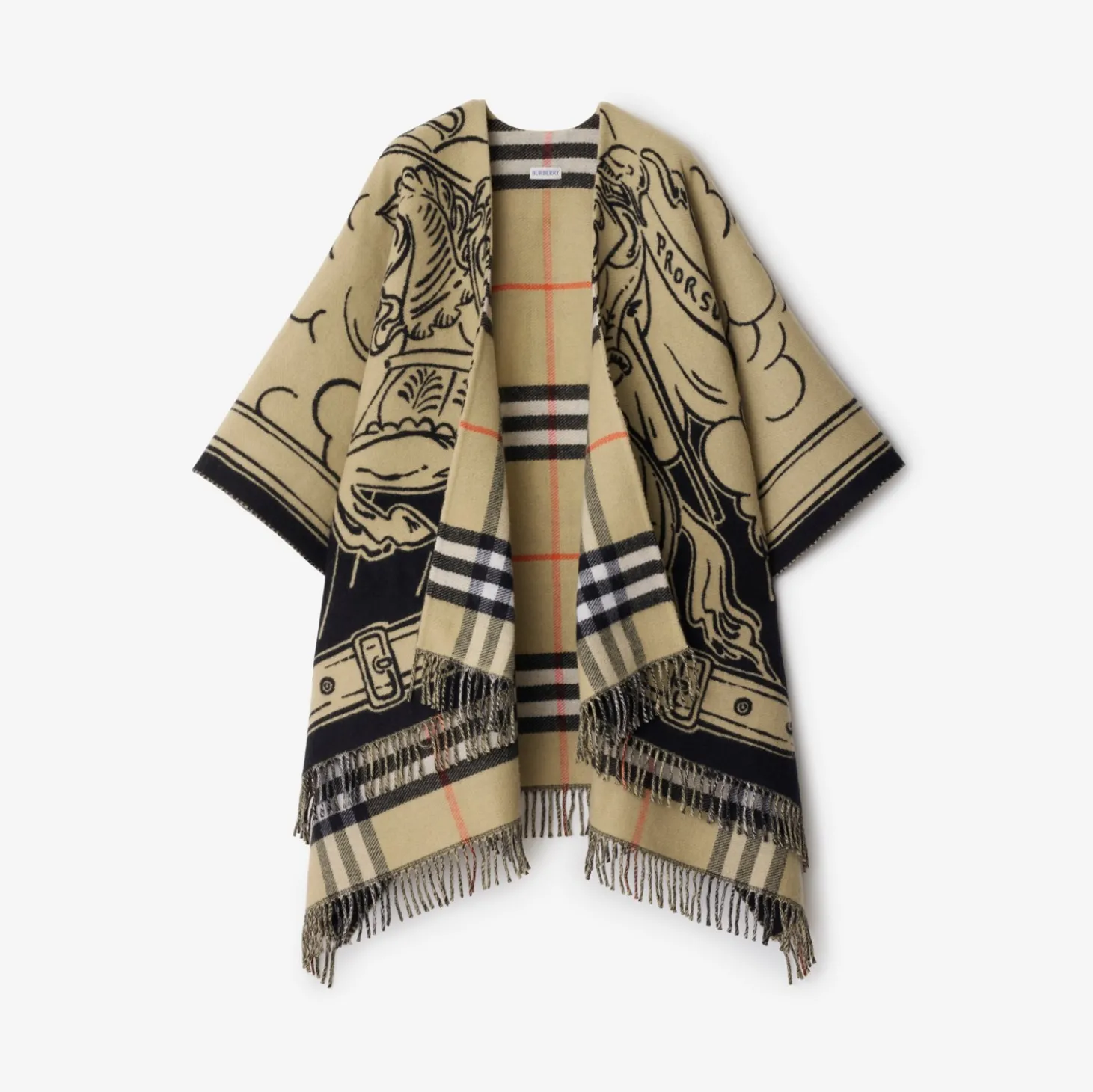Stormy Knight Wool Cape