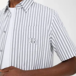 Striped Cotton Poplin Shirt
