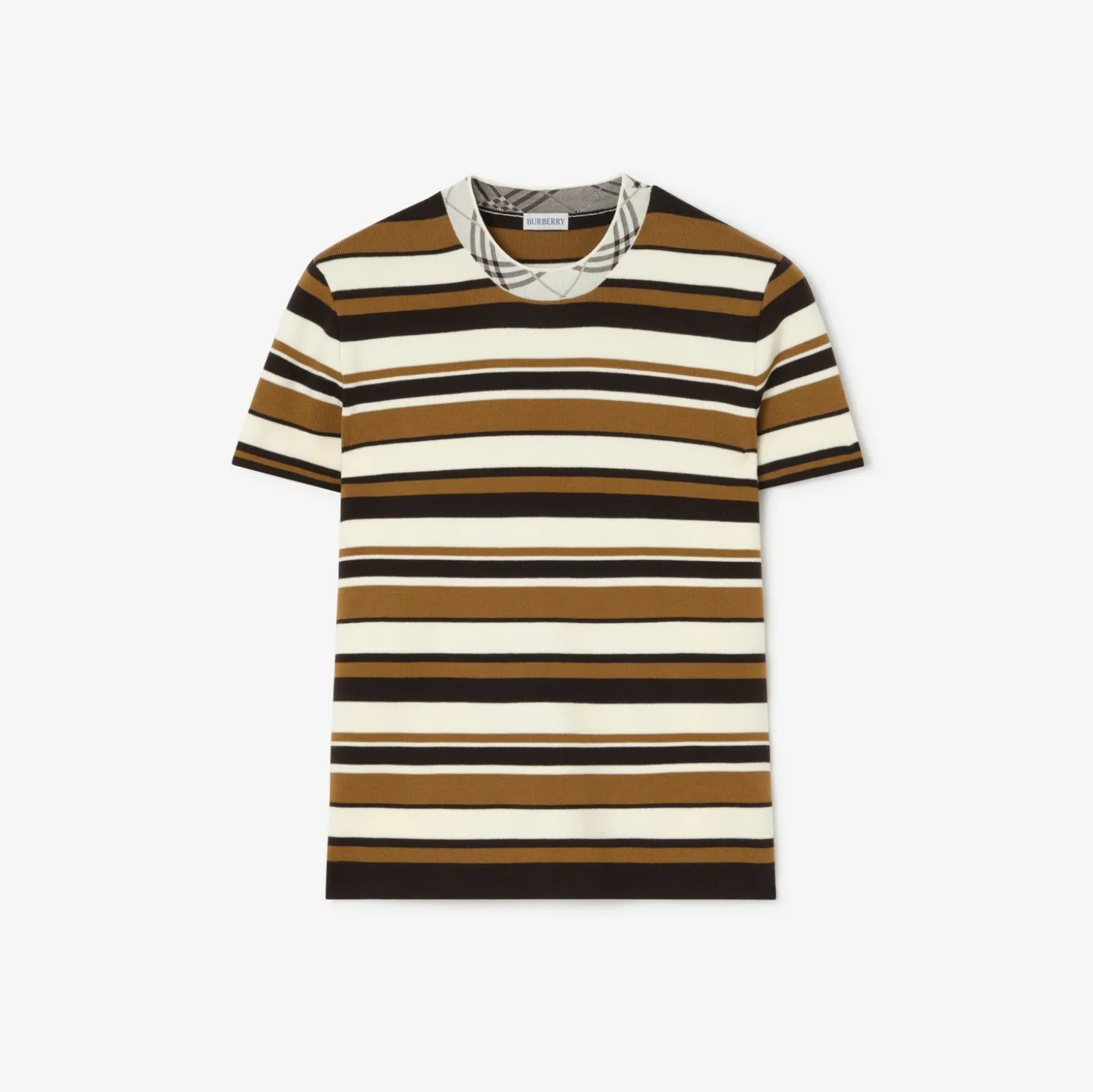 Striped Wool Blend T-shirt