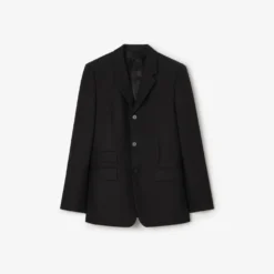 Striped Wool Mohair Tailored Jacket