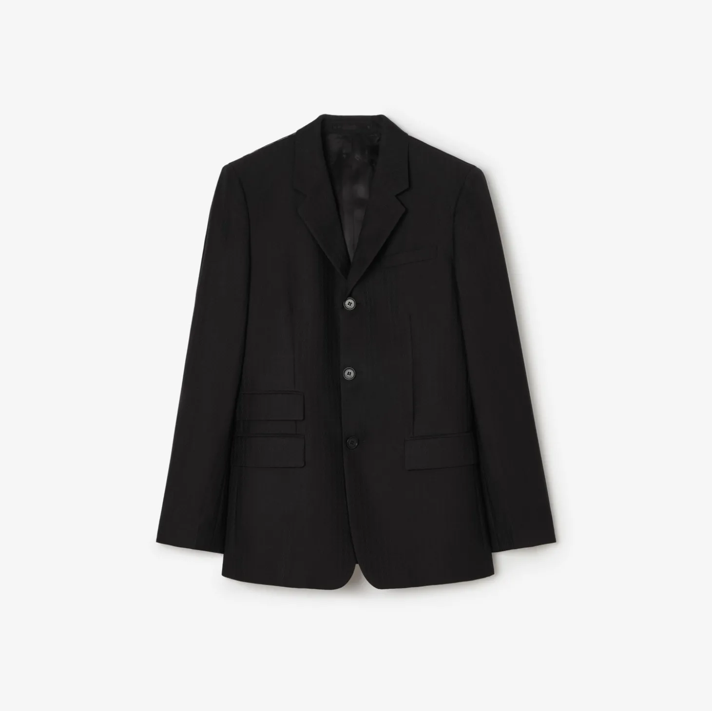 Striped Wool Mohair Tailored Jacket