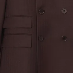 Striped Wool Mohair Tailored Jacket