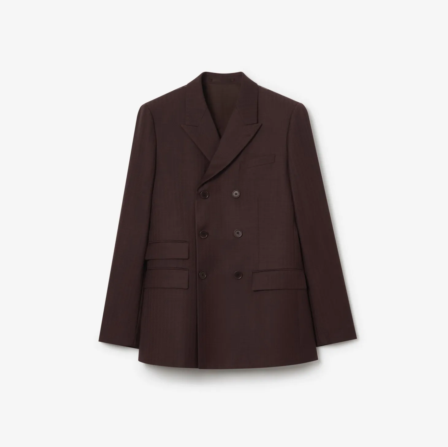 Striped Wool Mohair Tailored Jacket