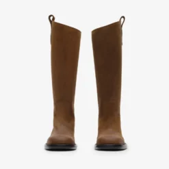Suede Cavalier Boots