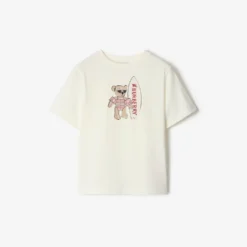 Surfer Bear Cotton T-shirt
