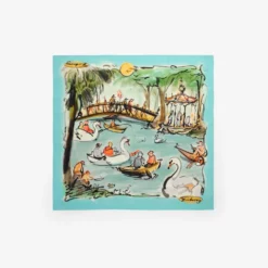 Swan Lake Silk Scarf