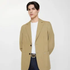 Technical Cotton Tailored Jacket