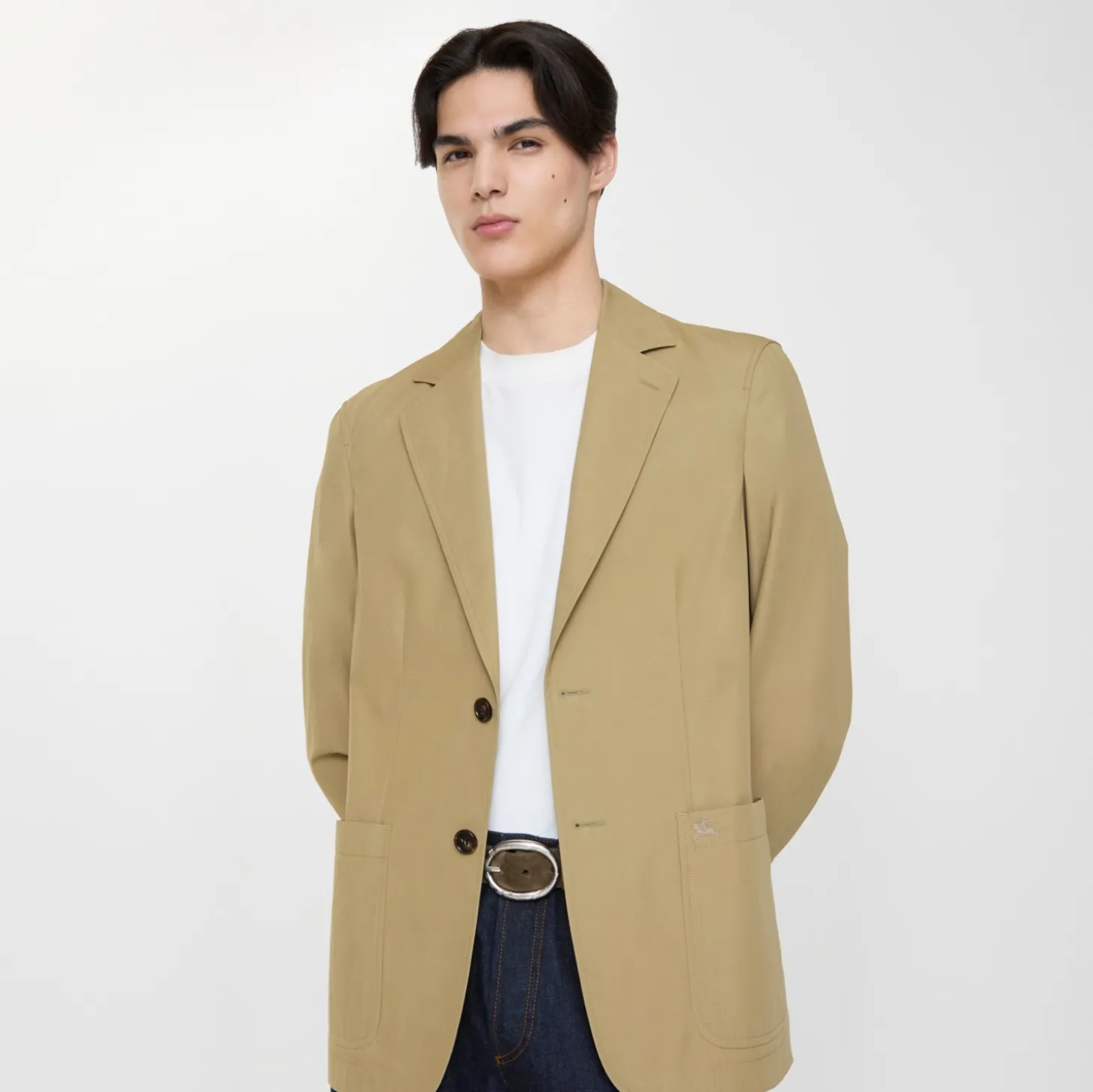 Technical Cotton Tailored Jacket