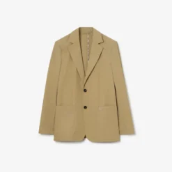 Technical Cotton Tailored Jacket