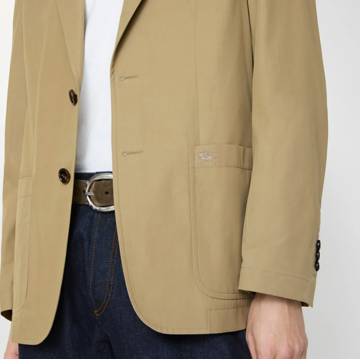 Technical Cotton Tailored Jacket