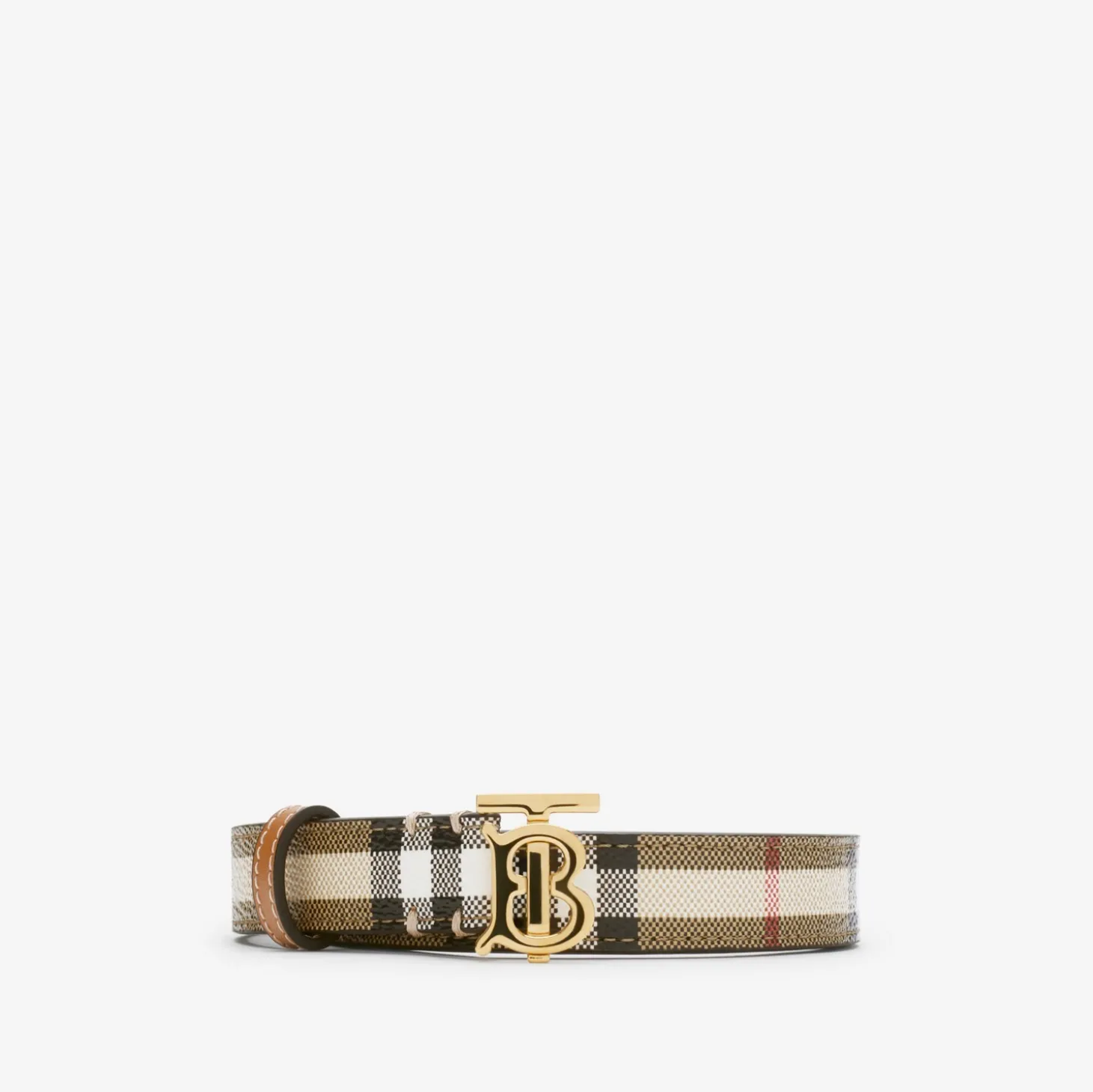 Thin Check TB Belt