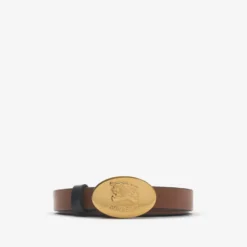 Thin Reversible Leather Knight Stamp Belt​