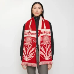 Thistle Shield Wool Scarf