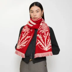 Thistle Shield Wool Scarf