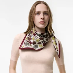 Trench Coat Silk Scarf
