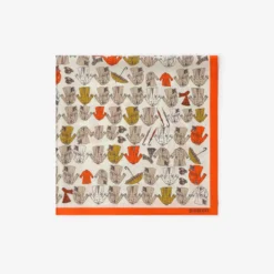 Trench Coat Silk Scarf