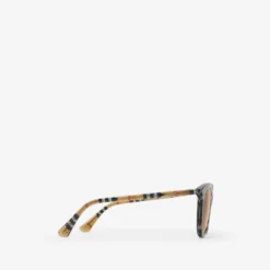 Tubular Check Round Sunglasses