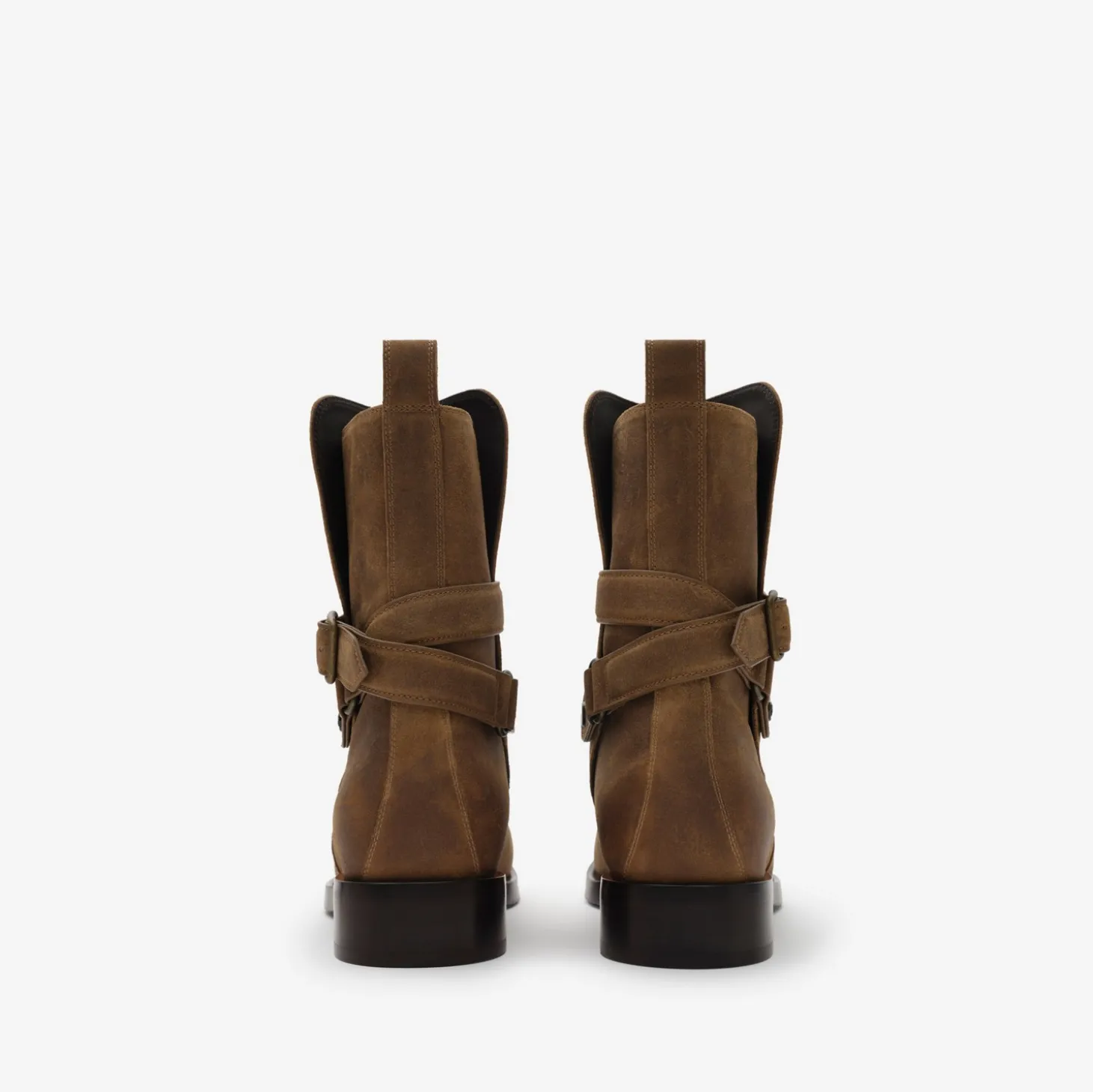 Waxed Suede Ledger Boots