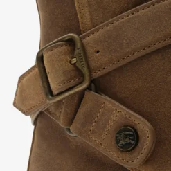 Waxed Suede Ledger Boots​​