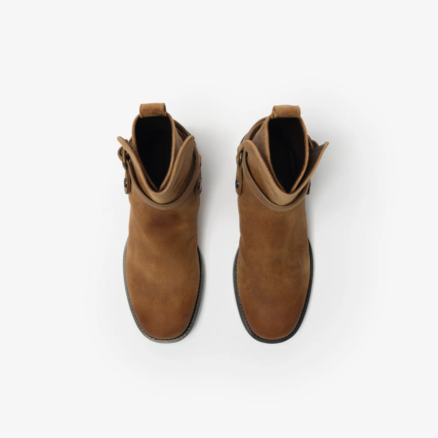Waxed Suede Ledger Boots