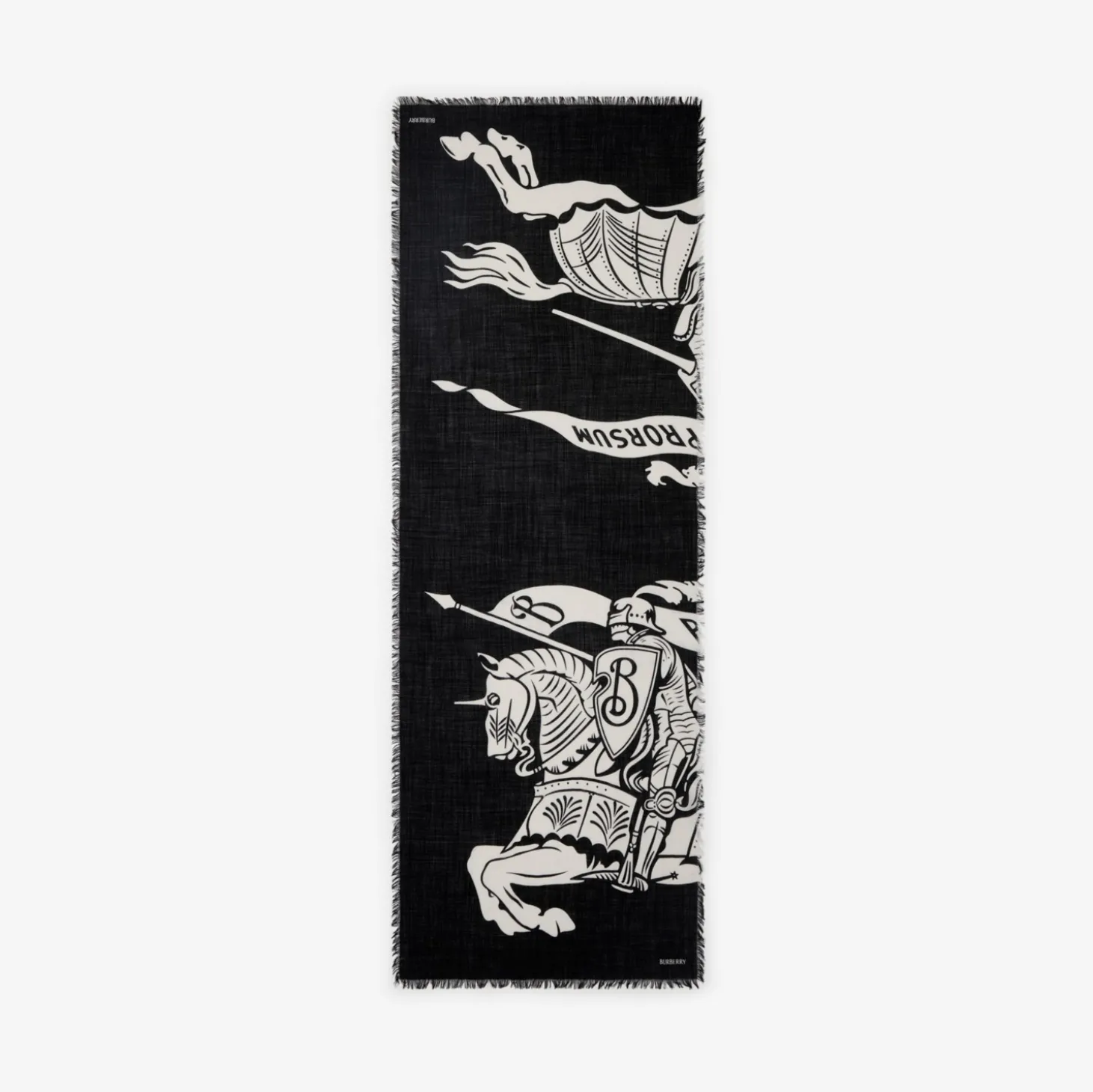 Wide Knight Wool Scarf