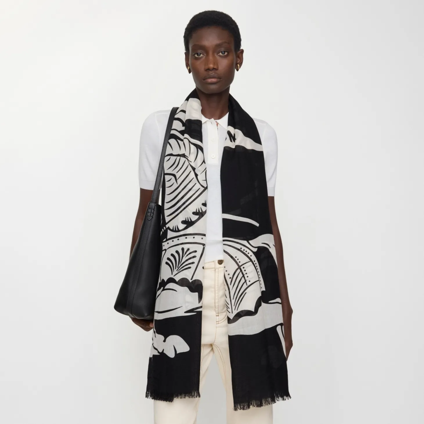 Wide Knight Wool Scarf