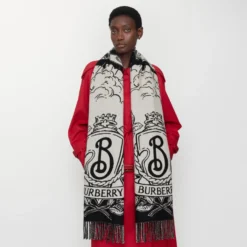 Wide Reversible Stormy Knight Scarf