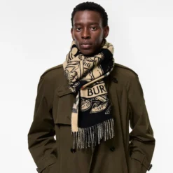 Wide Reversible Stormy Knight Scarf