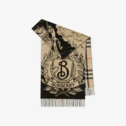 Wide Reversible Stormy Knight Scarf