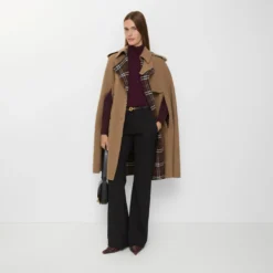 Wool Belmont Trench Cape
