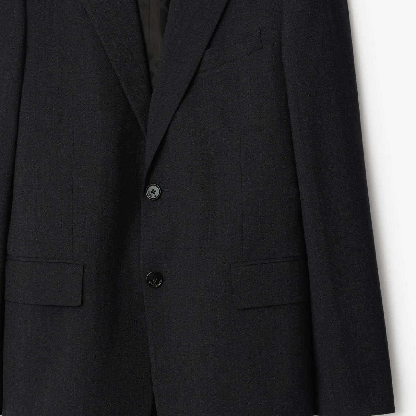 Wool Blend Tailored Jacket