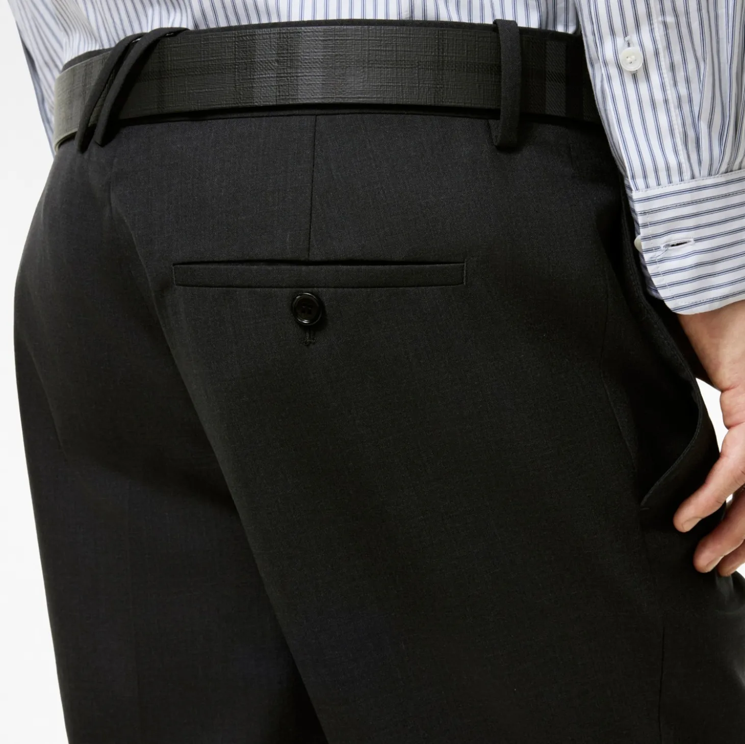 Wool Bond Tailored Trousers
