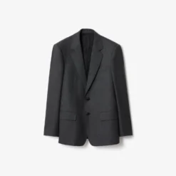 Wool Flannel Tailored Jacket