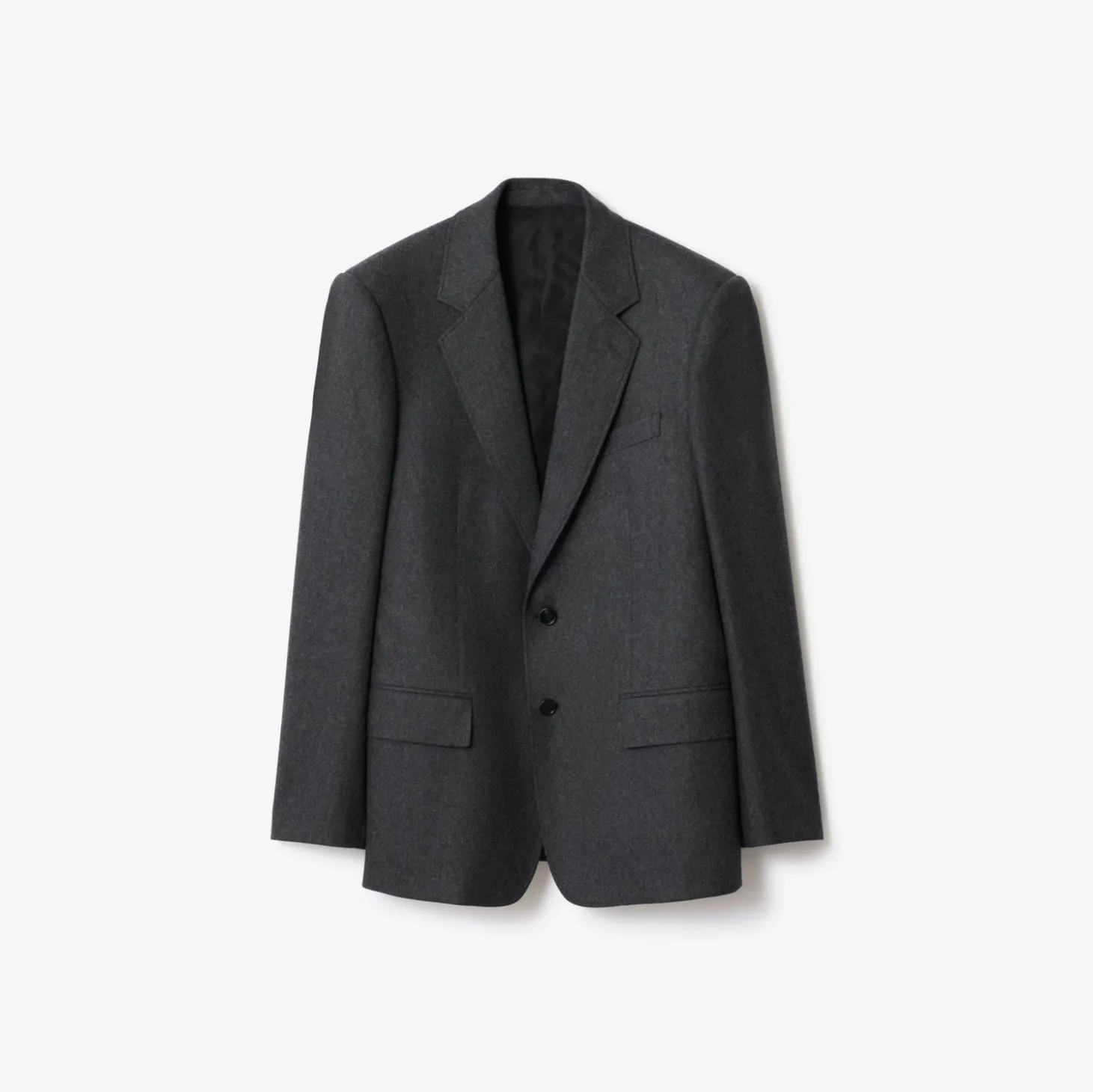 Wool Flannel Tailored Jacket